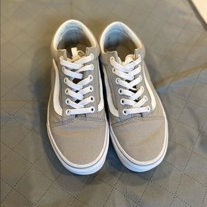 Vans drizzle true white old skool size 7